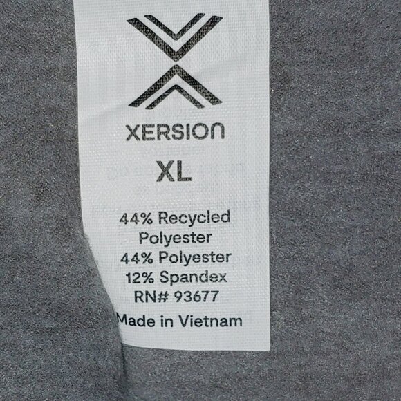 NWT Xersion Winter Fleece Fitted Jacket  With Hoodie Grey Size XL - Picture 3 of 6